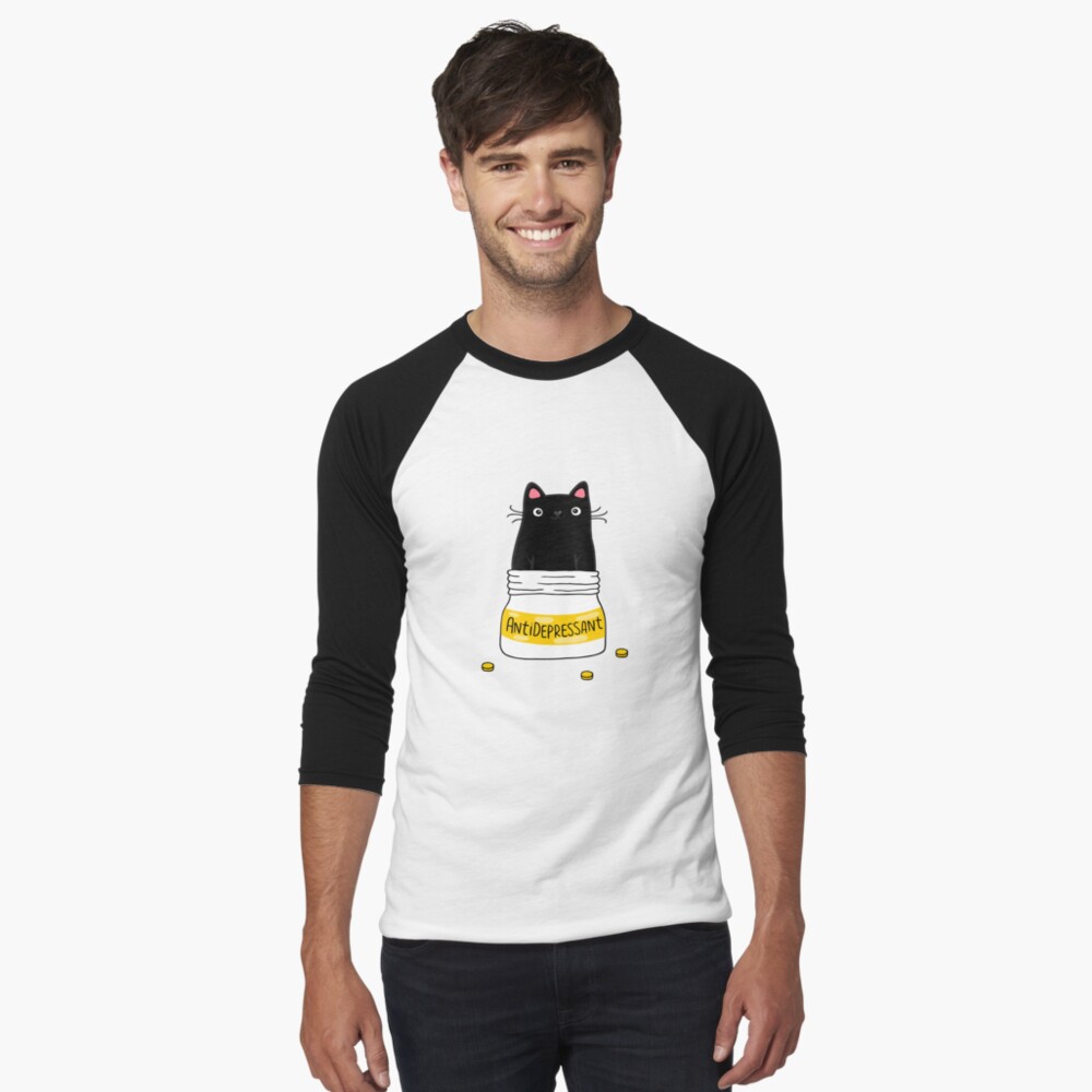 Item preview, Baseball ¾ Sleeve T-Shirt designed and sold by kostolom3000.