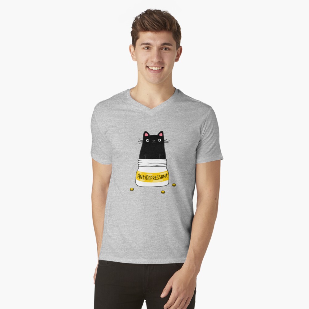 Aperçu de l'œuvre T-shirt col V créée et vendue par kostolom3000.