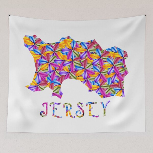 Item preview, The flowery isle of Jersey / ile de jersey designed and sold by articlave.