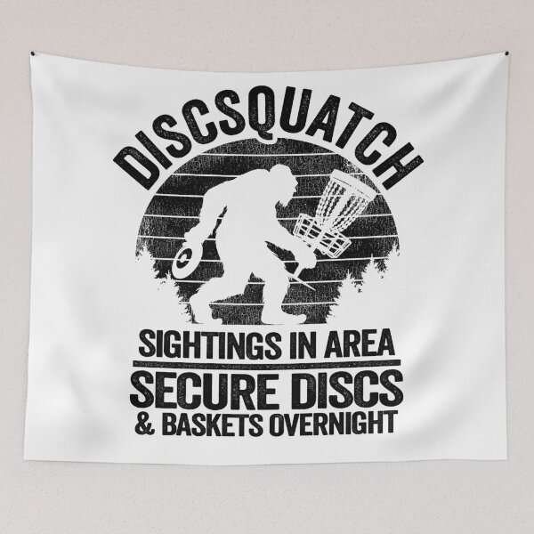 Item preview, Discsquatch Sightings In Area Bigfoot Disc Golf designed and sold by Stronzi.