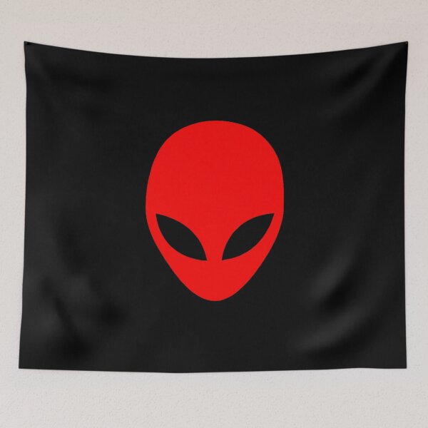 Item preview, Alien Extraterrestrial Face Red  designed and sold by MojaveTradePost.
