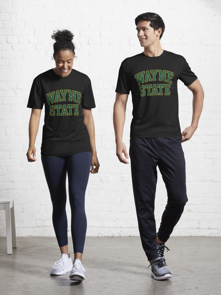 Youth Green Wayne State Warriors All Over Print Leggings