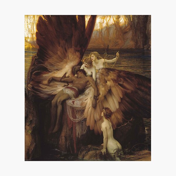 Item preview, The Lament for Icarus, by Herbert James Draper. designed and sold by Historical Paintings.