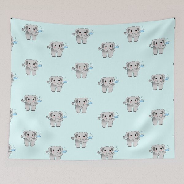 Item preview, Cute Elephant Pattern designed and sold by Poetic Patterns Studio.