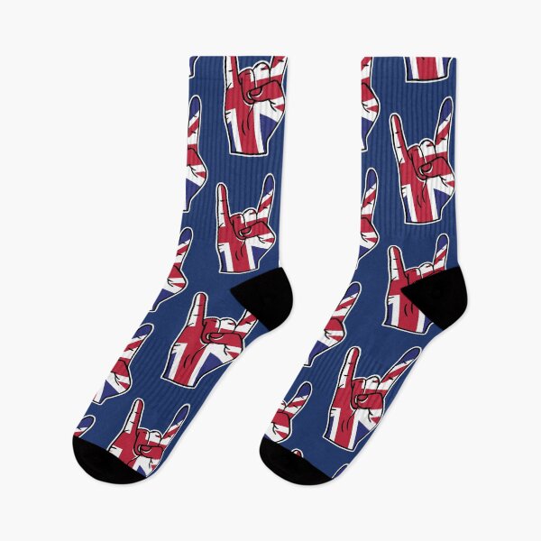 Item preview, United Kingdom Flag Rock On Hand designed and sold by SLAG-Creative.