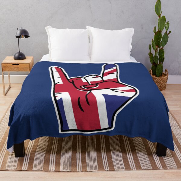 Item preview, United Kingdom Flag Rock On Hand designed and sold by SLAG-Creative.