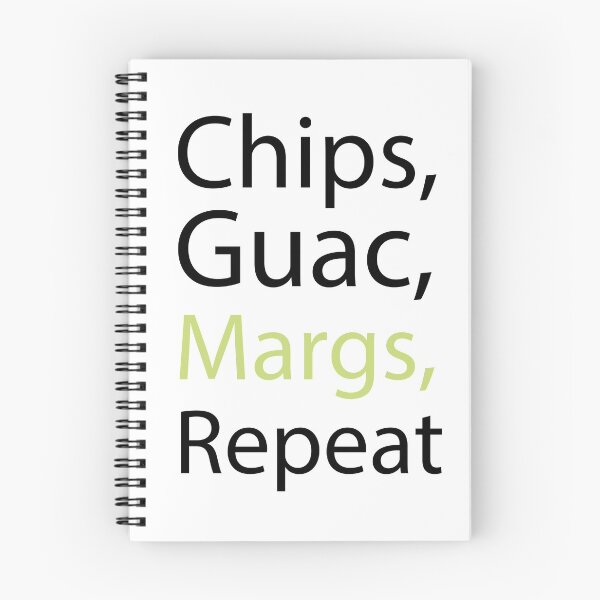 Item preview, Chips Guac Margs Repeat, Mexican Food, Cinco de Mayo, Chips Salsa Repeat designed and sold by adjamine.