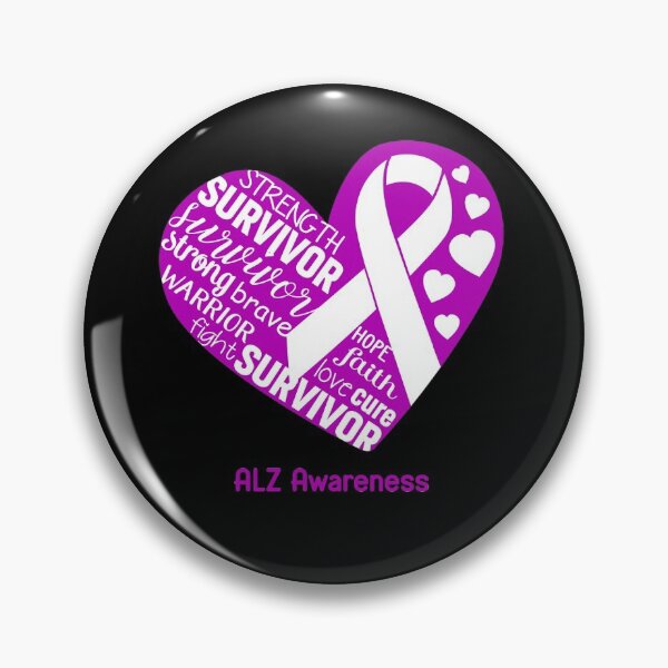 Item preview, ALZ Heart Support ALZ Warrior Fighting designed and sold by GennieShop.
