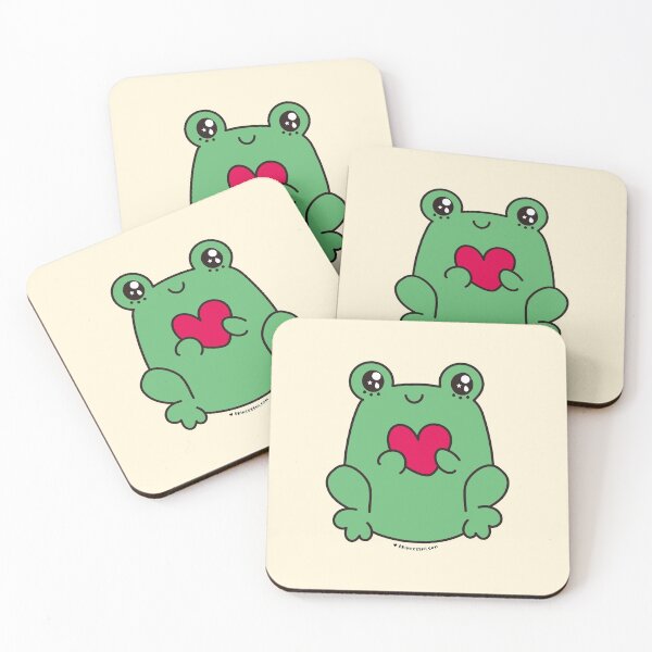 Item preview, cute frog, kawaii frog cartoon designed and sold by princessmi-com.