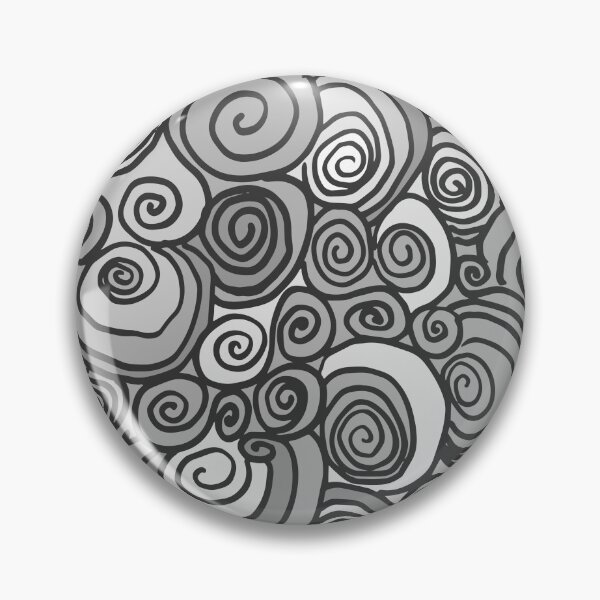 Item preview, Hand drawn spiral lines forming curls designed and sold by Nata-V.