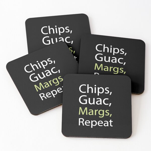 Item preview, Chips Guac Margs Repeat, Mexican Food, Cinco de Mayo, Chips Salsa Repeat  designed and sold by adjamine.