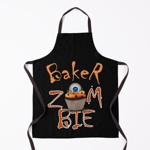 Item preview, zombie design, Cute baking design, Always bake with passion. designed and sold by efenem.