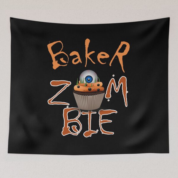 Item preview, zombie design, Cute baking design, Always bake with passion.  designed and sold by efenem.