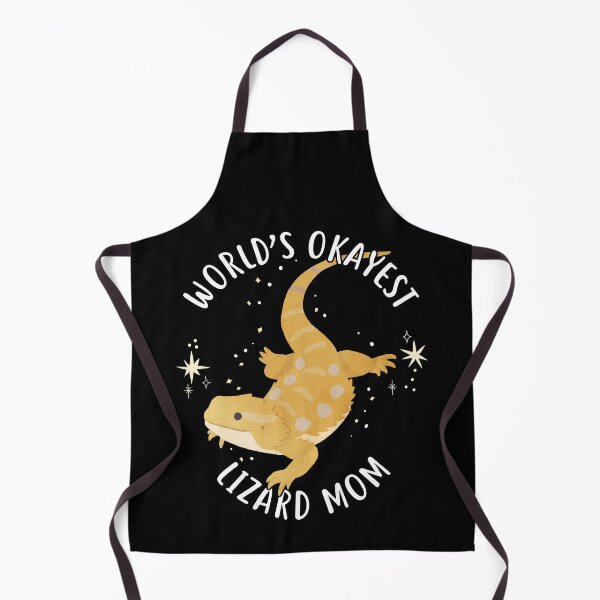 Item preview, World's Okayest Lizard Mom designed and sold by Clara Hollins.