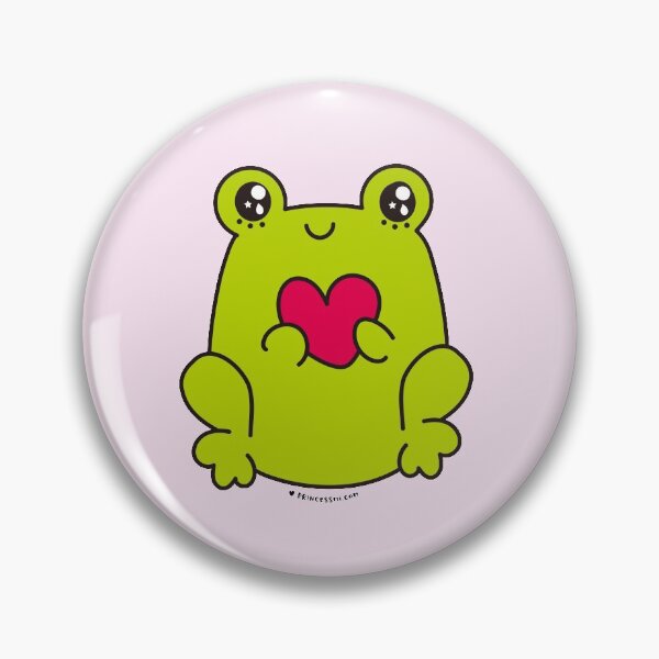Item preview, cute frog, kawaii frog cartoon designed and sold by princessmi-com.