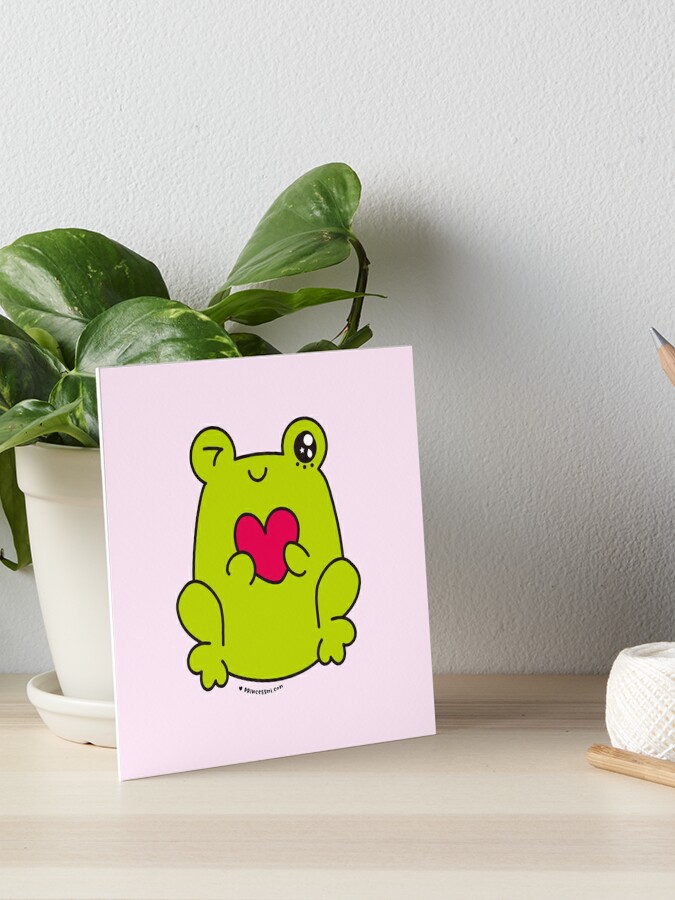 cute frog, kawaii frog cartoon | Poster