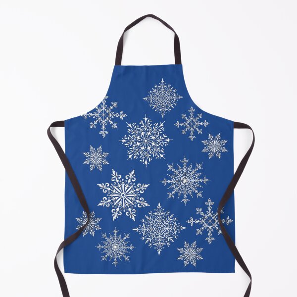 Item preview, Holiday Snowflake Pattern on Blue Background designed and sold by LaRoach Digital Arts.