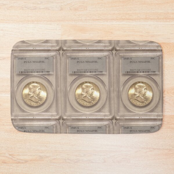 Item preview, 1949 S Franklin Half PCGS MS64FBL 50C designed and sold by coinsxcrochet.