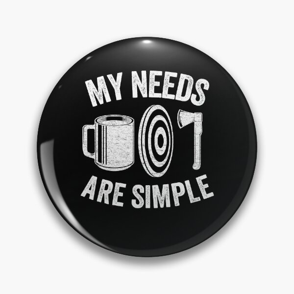 Item preview, Axe Throwing Coffee Gift Funny My Needs Are Simple designed and sold by Stronzi.