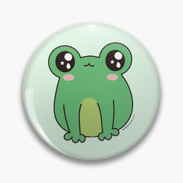 Item preview, cute frog, kawaii frog cartoon designed and sold by princessmi-com.