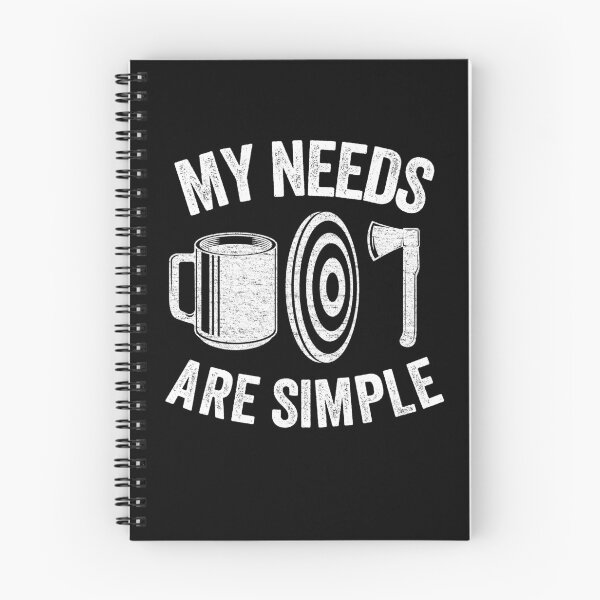 Item preview, Axe Throwing Coffee Gift Funny My Needs Are Simple designed and sold by Stronzi.