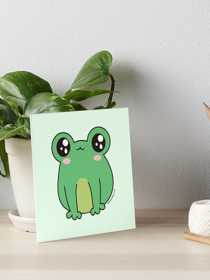 Cute Kawaii Frog Poster for Sale by kevsdesigns