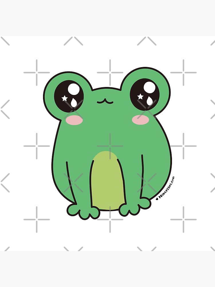 cute frog, kawaii frog cartoon | Poster