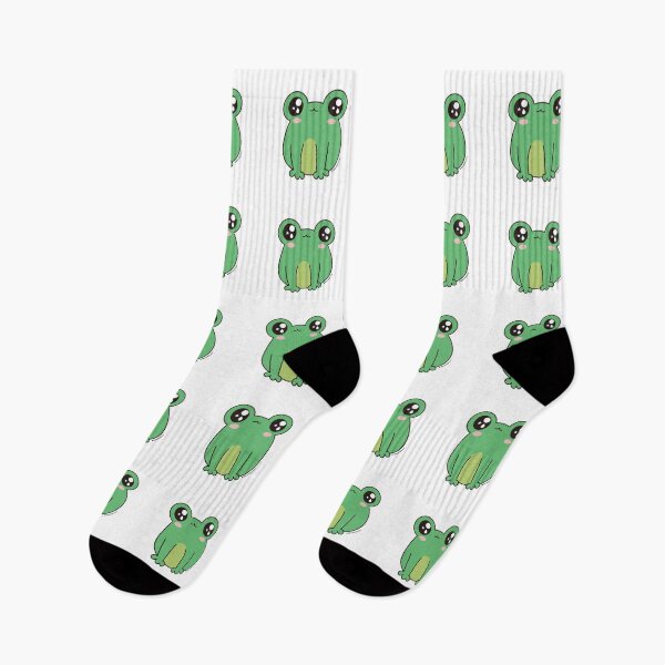 Item preview, cute frog, kawaii frog cartoon designed and sold by princessmi-com.