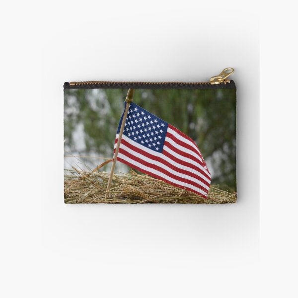 Item preview, American Flag in a Hay Bale designed and sold by SEEphotos7171.