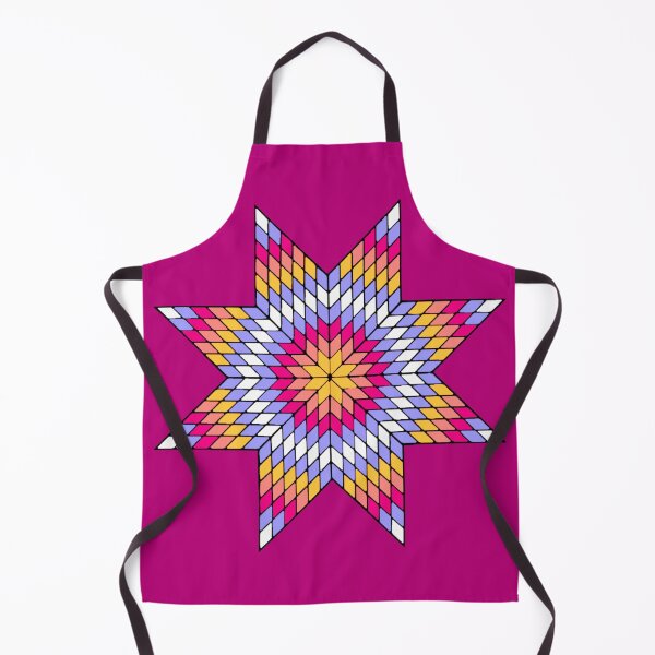 Item preview, White / Dark Magenta/ Lavender Native American StarQuilt Design designed and sold by JMWCD.