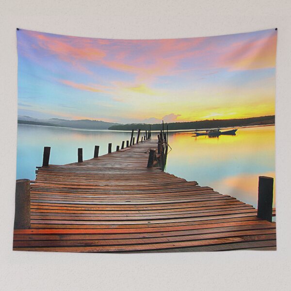 Item preview, Beautiful lake at dawn designed and sold by MaltesShop.