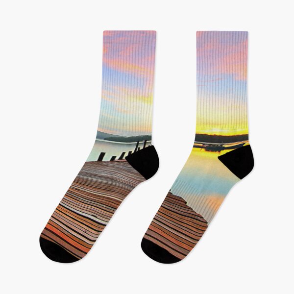 Item preview, Beautiful lake at dawn designed and sold by MaltesShop.