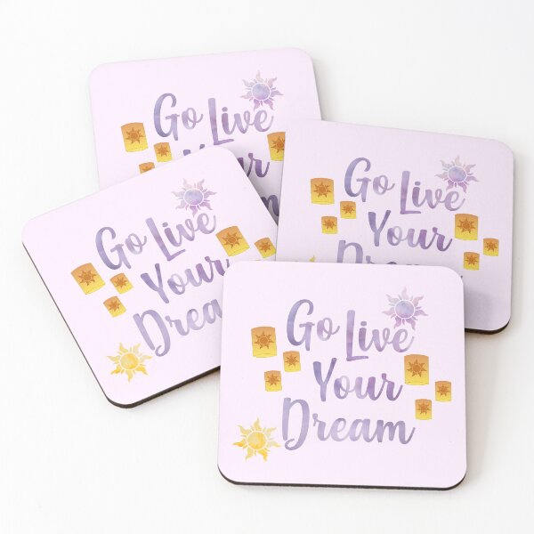 Item preview, Go Live Your Dream Tangled designed and sold by Mint-Rose.