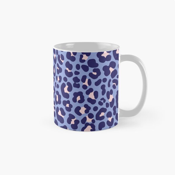 Item preview, Cornflower Blue and Pink Leopard designed and sold by stephanydc.