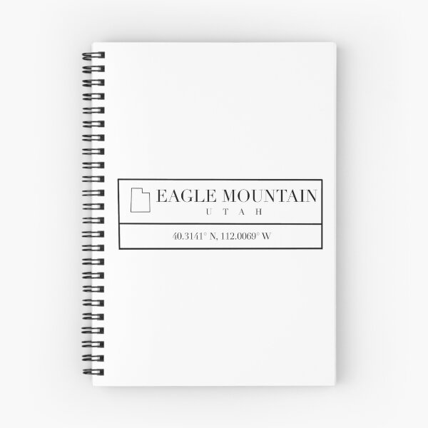Item preview, Eagle Mountain Utah Coordinates designed and sold by Emily Designs.