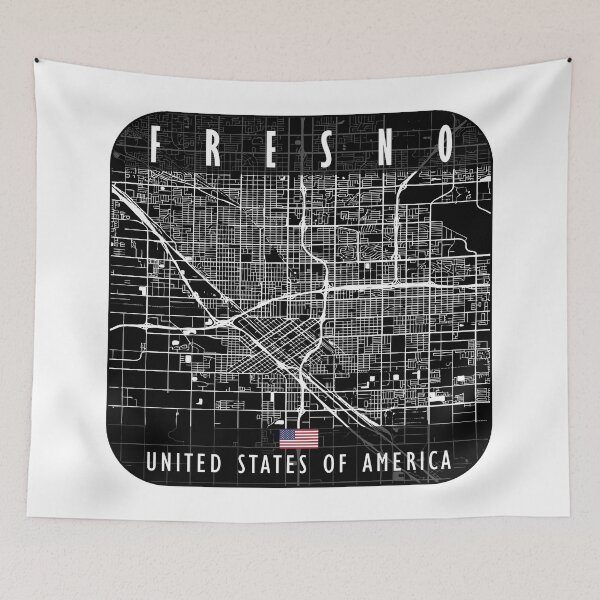 Item preview, FRESNO MAP USA designed and sold by hatimelhag.