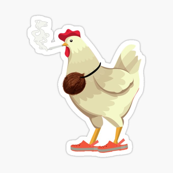 poguelandia chicken Sticker