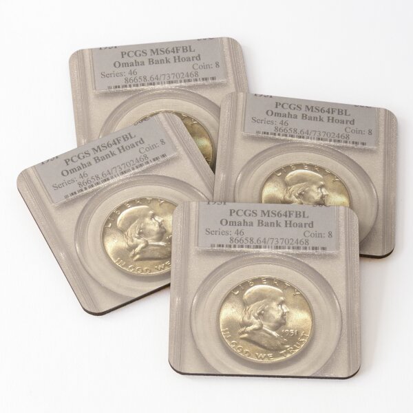 Item preview, 1951 PCGS MS64FBL Omaha Bank Horard 50C Series: 46 Coin: 8 designed and sold by coinsxcrochet.