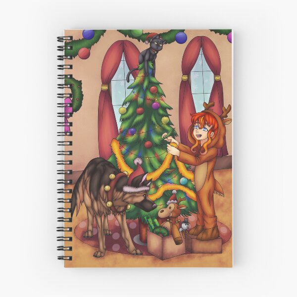 Item preview, Trimming the Christmas Tree designed and sold by TheKohakuDragon.