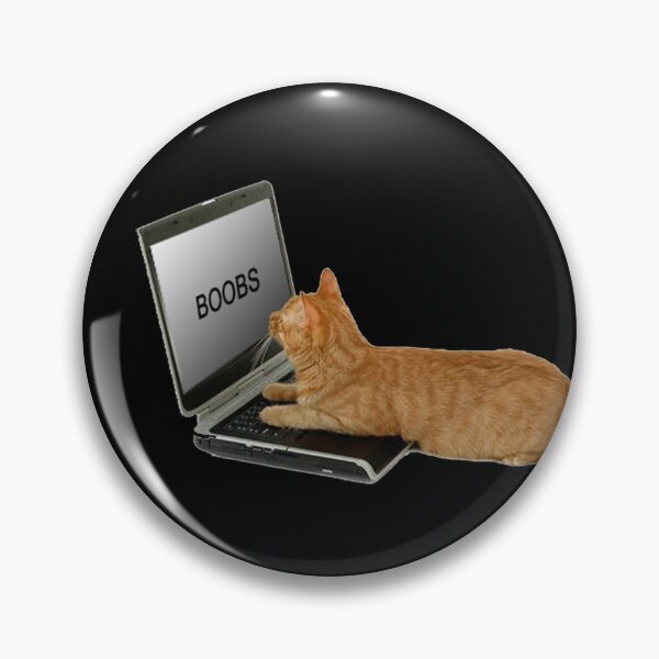 Item preview, Laptop Cat BOOBS designed and sold by CatDealer.