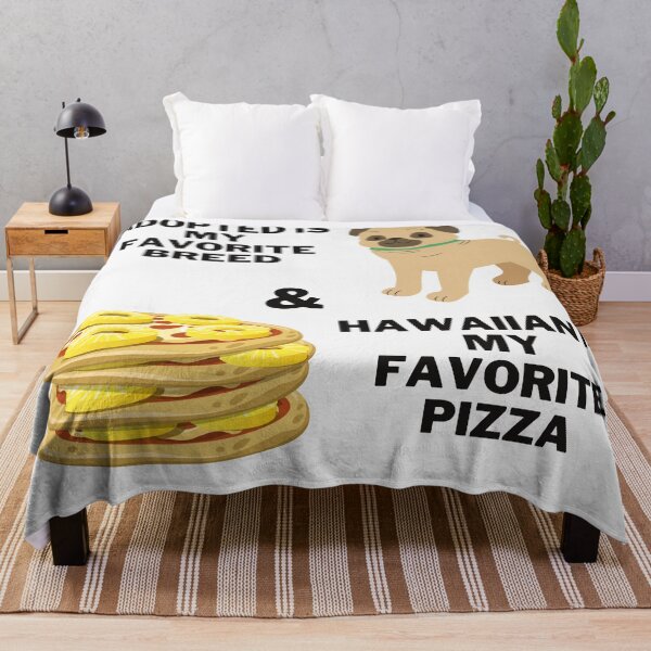 Item preview, Adopted is my favorite breed, & Hawaiian is my favorite pizza  designed and sold by 2Cheesy4U.