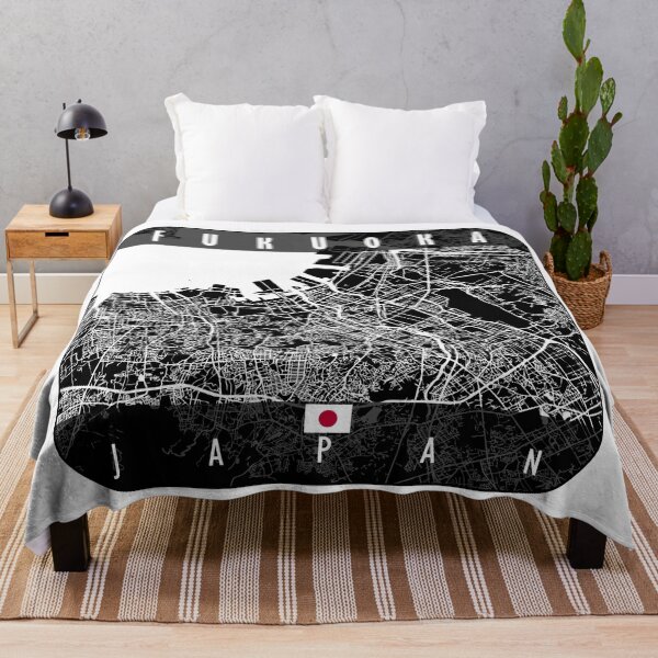 Item preview, FUKUOKA MAP JAPAN designed and sold by hatimelhag.