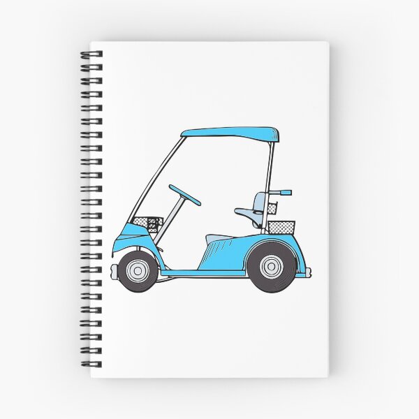 Item preview, Golf Cart, blue golf cart, cartoon golf cart,  designed and sold by Nostrathomas66.