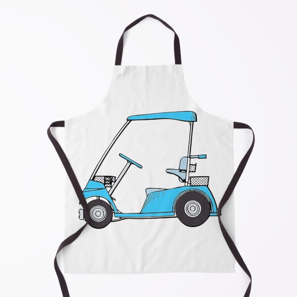 Item preview, Golf Cart, blue golf cart, cartoon golf cart,  designed and sold by Nostrathomas66.