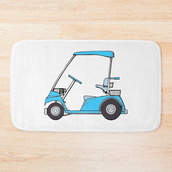 Item preview, Golf Cart, blue golf cart, cartoon golf cart,  designed and sold by Nostrathomas66.