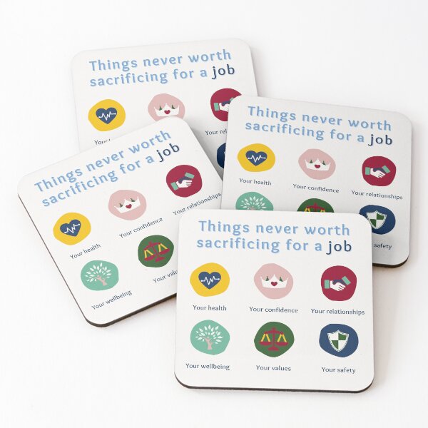 Item preview, Things Never Worth Sacrificing For a Job designed and sold by Grace Huntley.