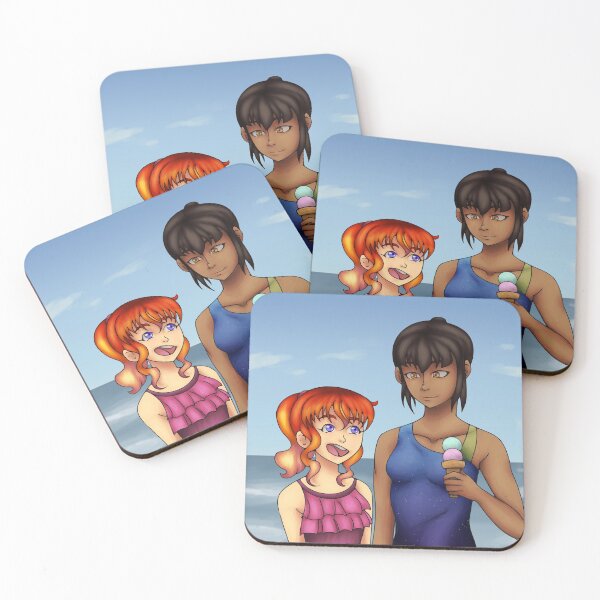 Item preview, Friends at the Beach designed and sold by TheKohakuDragon.