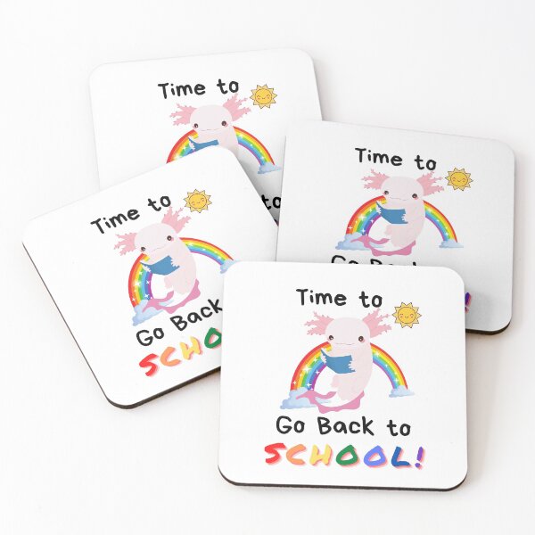 Item preview, Axolotl Time to Go Back to School | School During Pandemic | Fall 2021 | School is Starting | Early Morning | Student Life | College Life | Teacher Life designed and sold by 732Studio.