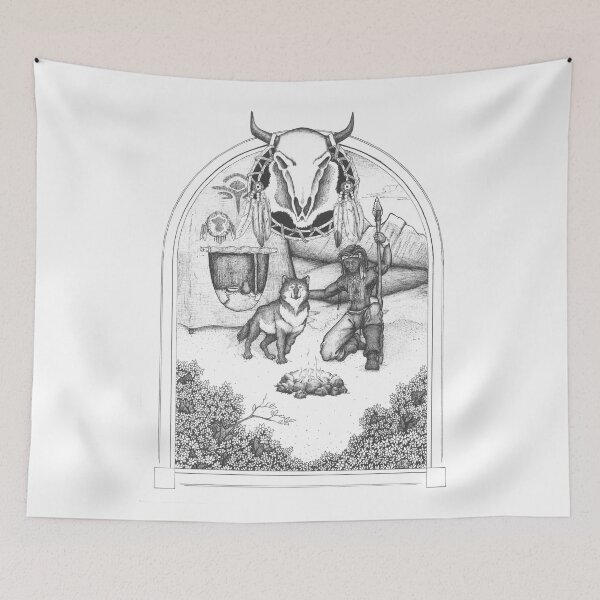 Item preview, One with the Land Original Design designed and sold by chriskatt.