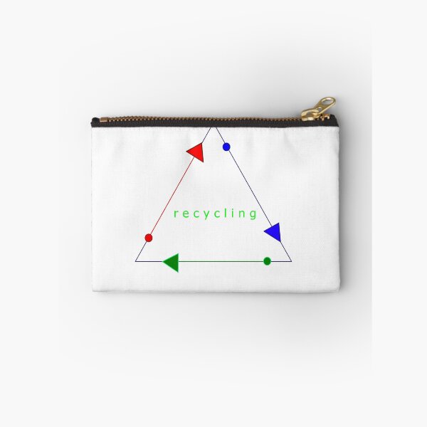 Item preview, garbage recycling symbol white background designed and sold by malliara.